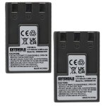 Extensilo 2x batteries compatible avec canon powershot s400, s410, s500 appareil photo, reflex numrique ...