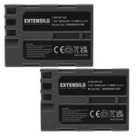 Extensilo 2x batteries compatible avec fujifilm finepix s5 pro appareil photo, reflex num�rique (1600mah, ...