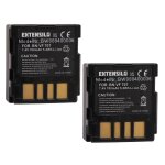 Extensilo 2x batteries compatible avec jvc gr - d290us, gr - d295, gr - d295 us, gr - d325 appareil photo, ...