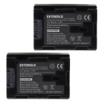 Extensilo 2x batteries compatible avec jvc gz - hm330seu, gz - hm334, gz - hm334beu, gz - hm335 appareil ...