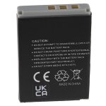 Extensilo 2x batteries compatible avec kyocera yashica ez - 4033 appareil photo (800mah, 3, 7v, li - ...