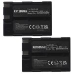 Extensilo 2x batteries compatible avec nikon d50, d70, d70s, d100, d100 slr appareil photo, reflex num�rique ...
