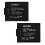 Extensilo 2x batteries compatible avec panasonic lumix dmc - g2r, dmc - gf1c, dmc - gf1, dmc - gf1c - ...