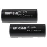 Extensilo 2x batteries remplacement pour kodak klic - 3000 pour appareil photo, reflex num�rique (1600mah, ...