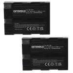 Extensilo 2x batteries remplacement pour minolta np - 400 pour appareil photo, reflex numrique (1600mah, ...