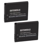 Extensilo 2x batteries remplacement pour panasonic dmw - bcn10, dmw - bcn10e, dmw - bcn10pp pour appareil ...