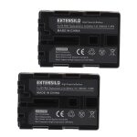Extensilo 2x batterie remplacement pour sony np - fm55h, np - fm91, np - fm90, np - fm70, np - fm50, ...