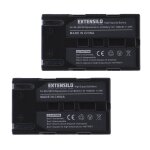 Extensilo 2x batteries compatible avec samsung vp - d455i, vp - d651, vp - d653, vp - d6550 appareil ...