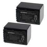 Extensilo 2x batterie compatible avec sony dcr - sr77e, dcr - sr78, dcr - sr68s, dcr - sr75e, dcr - sr70e, ...
