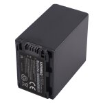 Extensilo 2x batterie compatible avec sony hxr - nx100, hxr - nx30, hxr - nx30e, hdr - xr550ve, hxr - ...