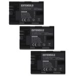 Extensilo 3x batteries compatible avec canon eos 6d mark ii, 70d, 5ds r, 6d, 7d, 60da, 60d appareil photo, ...