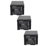 Extensilo 3x batteries compatible avec canon fs40, fs400 cam�ra vid�o cam�scope (2670mah, 7, 2v, li - ...