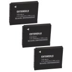 Extensilo 3x batteries compatible avec canon powershot sx240hs, sx170 is, sx170is, sx240 hs appareil ...