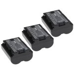 Extensilo 3x batteries compatible avec fuji / fujifilm x - s20, gfx100 ii, x - h2 appareil photo (2250mah, ...