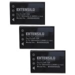 Extensilo 3x batterie compatible avec fujifilm finepix f11 zoom, f10, f11, 603, m603, m603 zoom, f10 ...