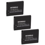 Extensilo 3x batteries compatible avec leica c appareil photo, reflex num�rique (770mah, 3, 7v, li - ...