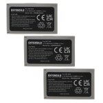 Extensilo 3x batteries compatible avec minolta dimage x, xg, xi, xt, xt biz appareil photo, reflex numrique ...