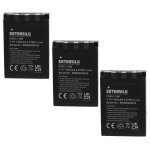 Extensilo 3x batterie compatible avec olympus camedia c - 770 ultra zoom, d - 590 zoom, x - 1, x - 2 ...