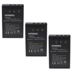 Extensilo 3x batteries compatible avec olympus om - d e - m10 ii, e - m10 appareil photo, reflex num�rique ...