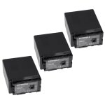 Extensilo 3x batteries compatible avec panasonic hdc - tm20, hdc - sx5gk, hdc - tm10, hdc - tm10s appareil ...