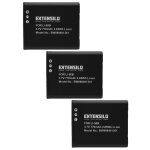 Extensilo 3x batterie compatible avec pentax optio wg - 4 appareil photo (770mah, 3, 7v, li - ion) Extensilo 3x batterie compatible avec pentax optio wg - 4 appareil photo (770mah, 3, 7v, li - ion)