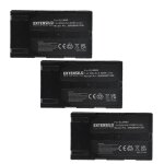 Extensilo 3x batterie compatible avec samsung sc - d357, sc - d355, sc - d354, sc - d353, sc - d352, ...