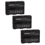 Extensilo 3x batterie compatible avec sony alpha 57, 99, a100h, a100w, a200, a100, a100k, a200k, a200h, ...