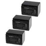 Extensilo 3x batterie compatible avec sony hdr - pj580, hdr - pj580ve, hdr - pj620, hdr - pj650e, hdr ...