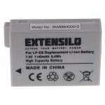 Extensilo batterie compatible avec canon eos 550d, 700d, kiss x4, kiss x5, 650d, 600d appareil photo, ...