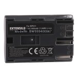 Extensilo batterie compatible avec canon mv750i, mvx100i, mvx150i, mvx1, mvx1i, mvx2i appareil photo, ...