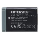 Extensilo batterie compatible avec canon powershot g5 x, g1 x mark iii, g5x mark ii appareil photo, reflex ...