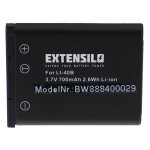 Extensilo batterie compatible avec fujifilm finepix t310, t360, t410 appareil photo (700mah, 3, 7v, li ...