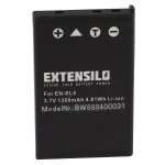 Extensilo batterie compatible avec klicktel navigator k5, k400, k410 appareil gps de navigation (1300mah, ...
