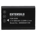 Extensilo batterie compatible avec olympus stylus fe - 370 appareil photo, reflex numérique (600mah, ... Extensilo batterie compatible avec olympus stylus fe - 370 appareil photo, reflex numérique (600mah, ...