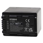 Extensilo batterie compatible avec panasonic sdr - s50, sdr - h85s, sdr - s50a, sdr - s50k appareil photo, ...