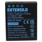 Extensilo batterie remplacement pour olympus blh - 1 pour appareil photo, reflex numrique (2000mah, ...