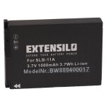 Extensilo batterie remplacement pour samsung slb - 11a pour appareil photo, reflex numrique (1000mah, ...