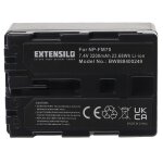 Extensilo batterie remplacement pour sony np - fm30, np - fm50, np - fm70, np - fm90, np - fm55h pour ...