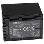 Extensilo batterie remplacement pour sony np - fv70, np - fv90, np - fv60, np - fv70a pour appareil photo, ...