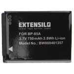 Extensilo batterie compatible avec samsung pl210, sh100, st200, st200f, wb210 appareil photo, reflex ...