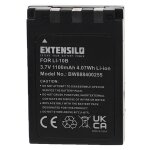 Extensilo batterie compatible avec sanyo xacti vpc - az3ex, vpc - j1, vpc - j1ex, vpc - j2 appareil photo, ...