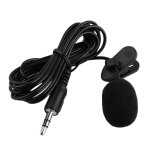 Externe 3, 5 mm clip - on lapel lavalier microphone pour smart phone pc portable - microphone portable ...