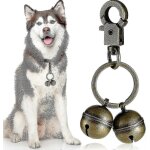 Extra fort paire de cloches de chat et de chien cloches en laiton durable pour animaux de compagnie collier ...