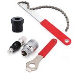Extracteur de manivelle de vélo, extracteur de support inférieur, clé, kit d'outils de réparation, roue ... Extracteur de manivelle de vélo, extracteur de support inférieur, clé, kit d'outils de réparation, roue ...