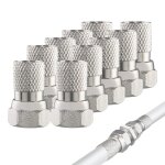 F - connector 7mm adaptateur d'antenne tv 10 pièces, type f connecteur coaxial antenne tv connecteur ... F - connector 7mm adaptateur d'antenne tv 10 pièces, type f connecteur coaxial antenne tv connecteur ...