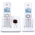 F530 voice duo - téléphone fixe sans fil dect avec répondeur - grand ecran rétroéclairé - mains libres ... F530 voice duo - téléphone fixe sans fil dect avec répondeur - grand ecran rétroéclairé - mains libres ...