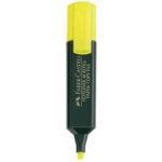 Faber - castell textliner 48 refill - surligneur - jaune fluorescent - encre � l'eau - 1 - 2 - 5 mm
