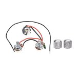 Faisceau de câbles pour micro simple bobinage de guitare 1 t 1 volume pour guitare a cordes 3 / 4 s Faisceau de câbles pour micro simple bobinage de guitare 1 t 1 volume pour guitare a cordes 3 / 4 s