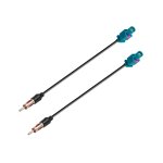 Fakra vers din adaptateur cble autoradio tv dab + gps fakra z vers din connecteur cble rg174 6in / ...