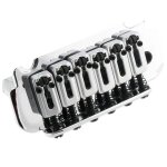 Fazley 10605 chevalet tremolo pour guitare style st, chrome
